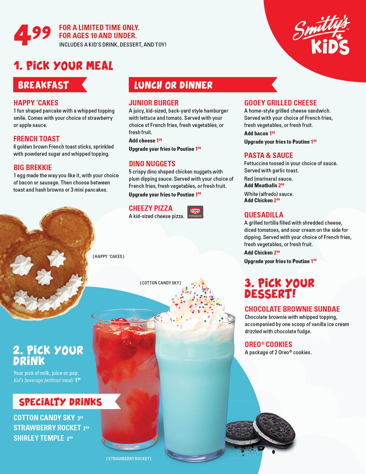 An image of happy kids enjoying their meals from The Smith Delicious Kids Menu, highlighting the joy of family dining